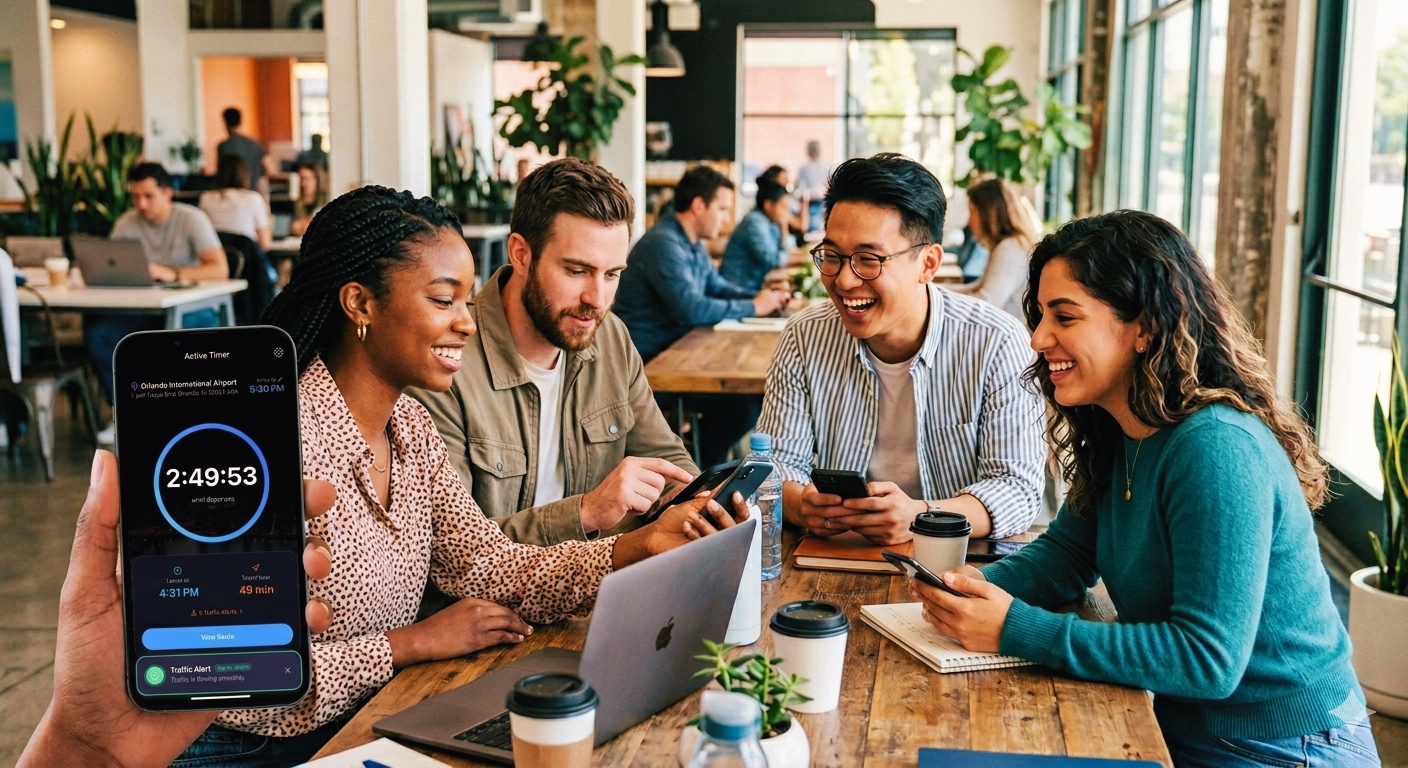 Group of people using Toodl Timer